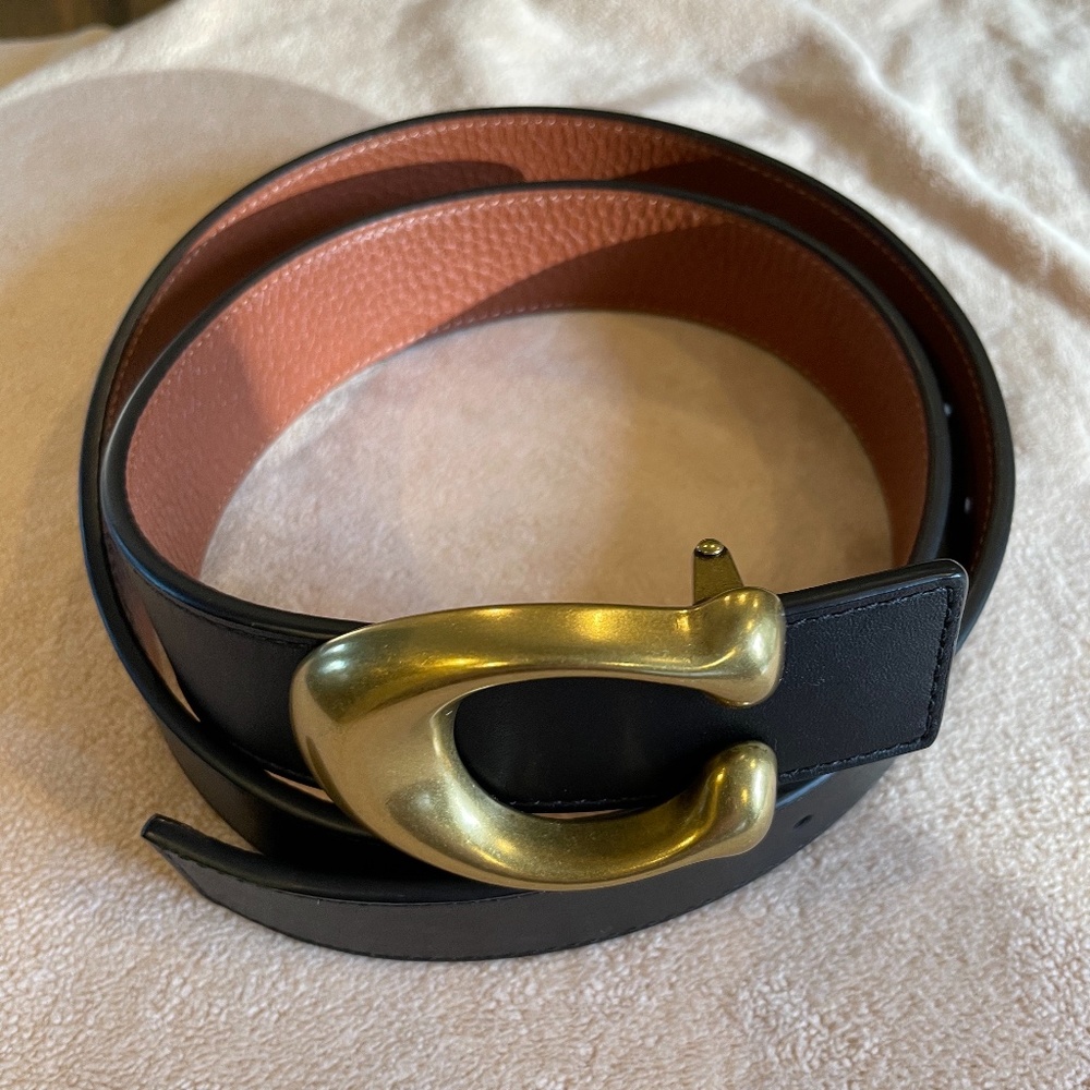 Coach Leather Belt